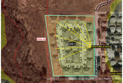 Flood Zone Determination Map